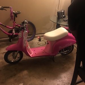 Barbie doll scooter